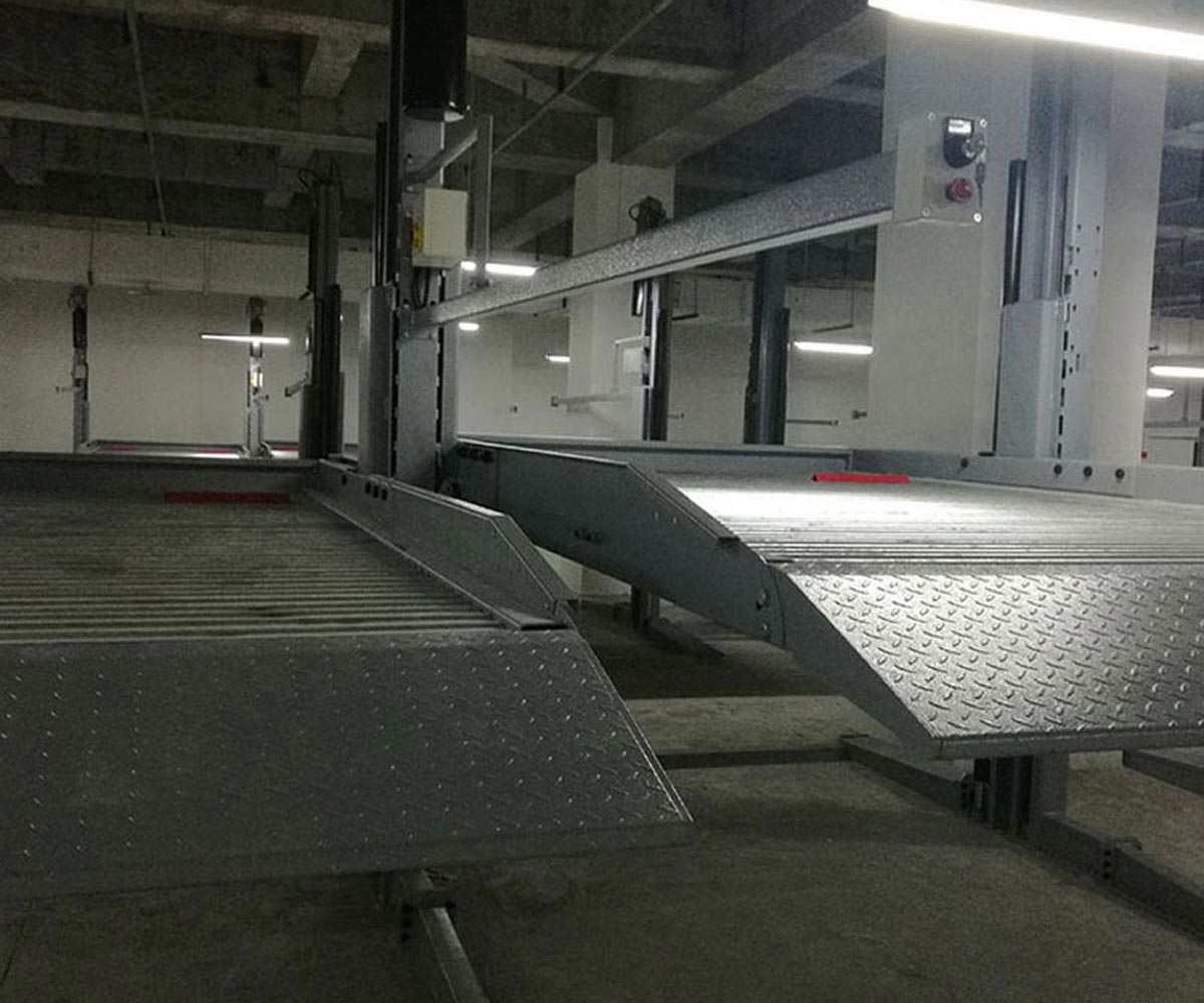 昭陽升降平移式機械式立體停車設備拆除