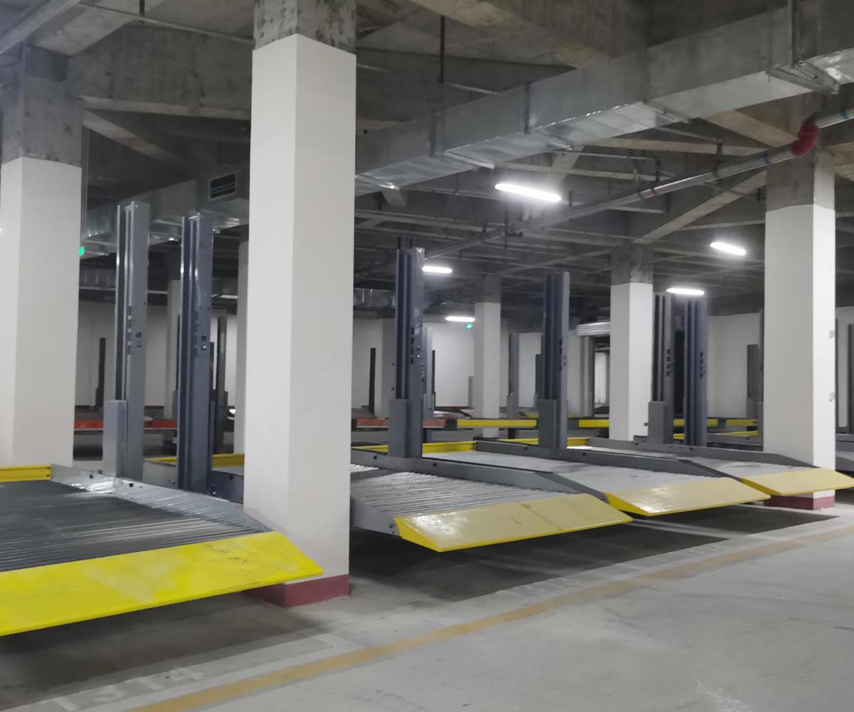 升降平移式停車位回收