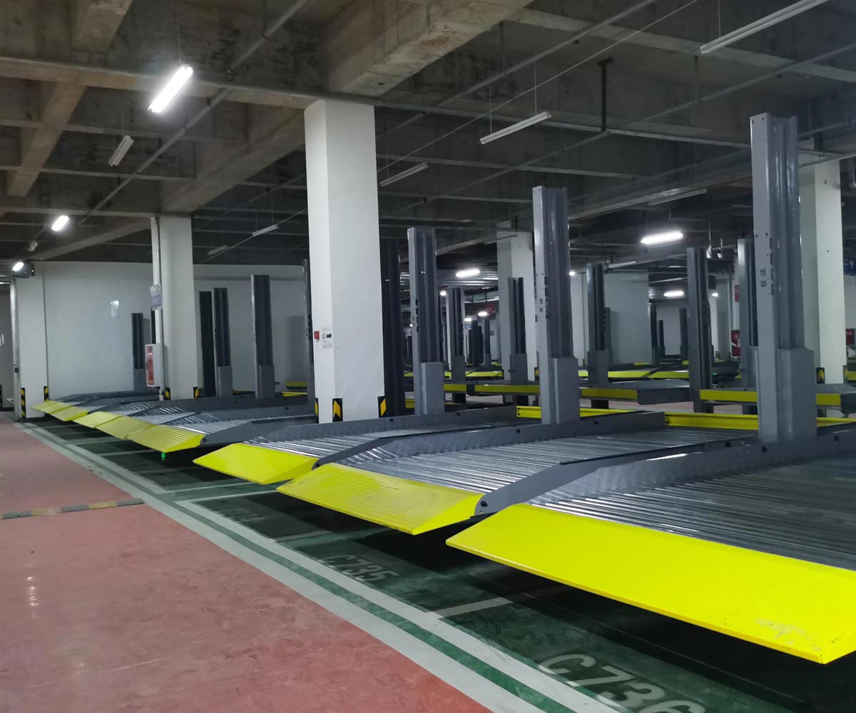 景洪升降式機械停車設備二手