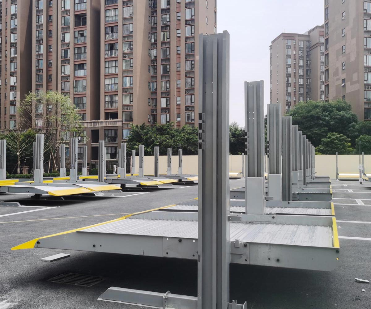 玉龍升降橫移式機(jī)械停車場(chǎng)回收