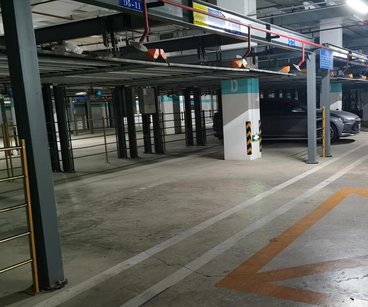 兩柱自動(dòng)化兩層立體車庫