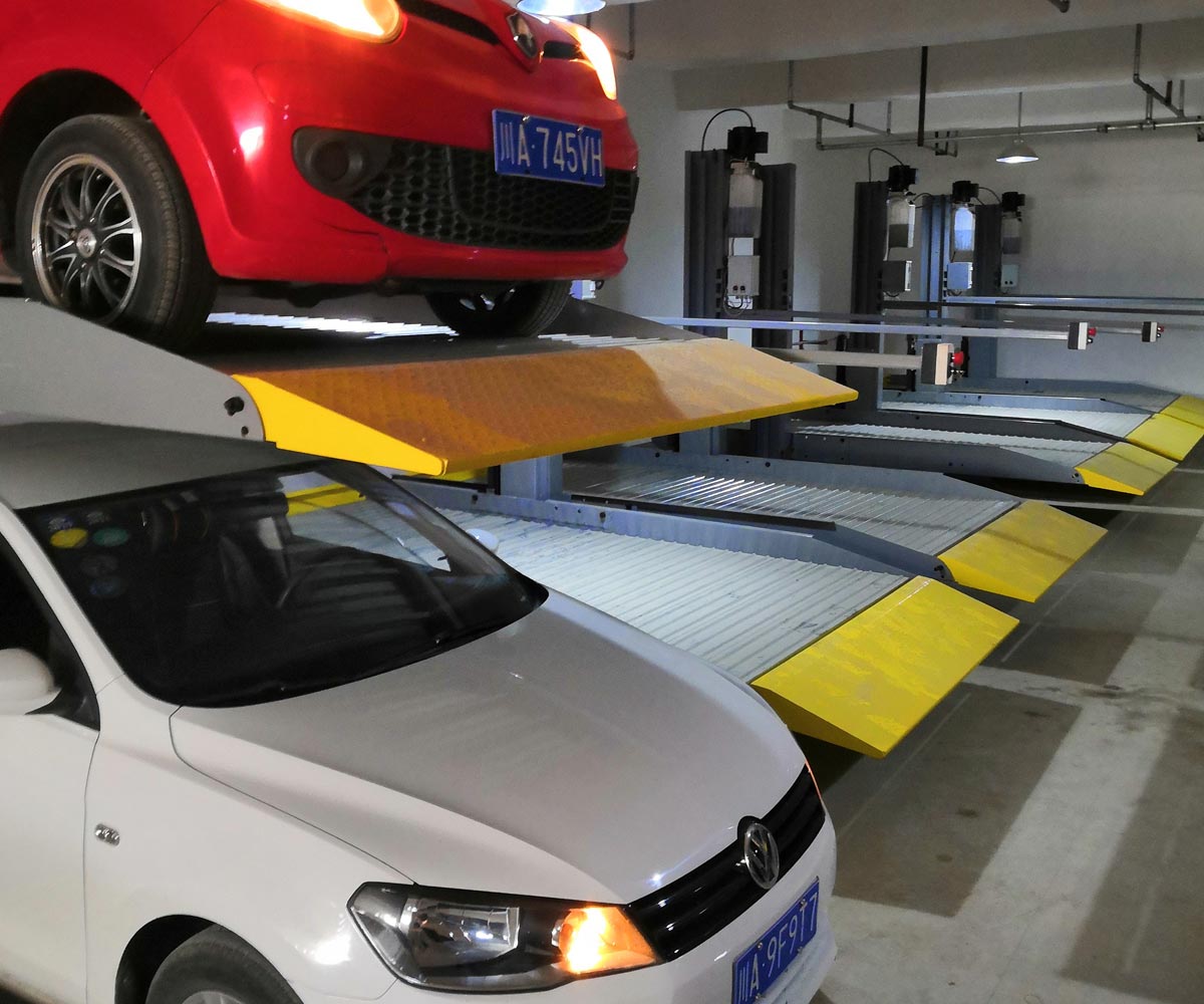 元陽兩柱立體車庫迷你型停車寶