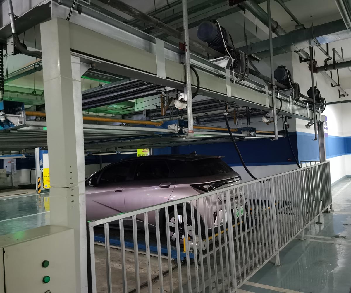 華寧單列式二層PSH升降橫移類立體停車設(shè)備